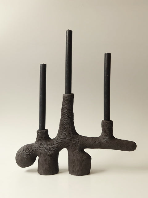 Forest Candelabra 02 Black