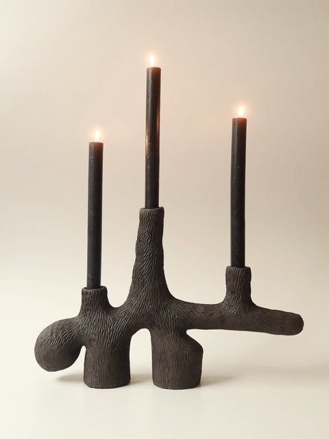 Forest Candelabra 02 Black
