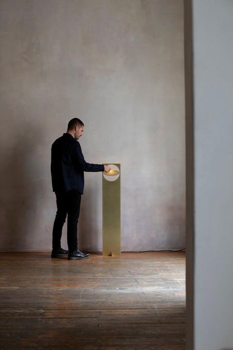 OBJ-01 Floor Lamp Brass