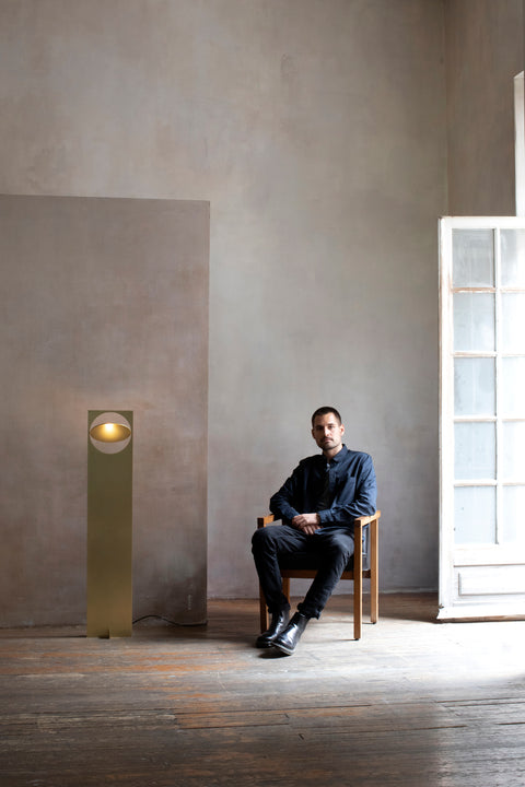 OBJ-01 Floor Lamp Brass