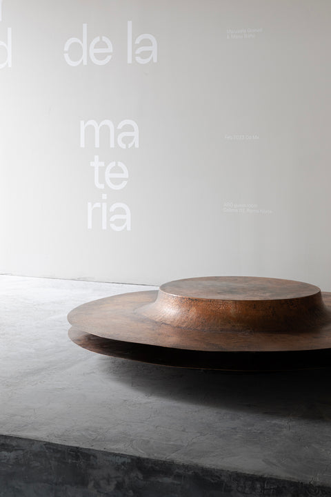 OBJ-06 Big Satin Copper Coffee Table