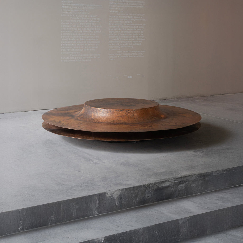 OBJ-06 Big Copper Coffee Table – Objects With Narratives