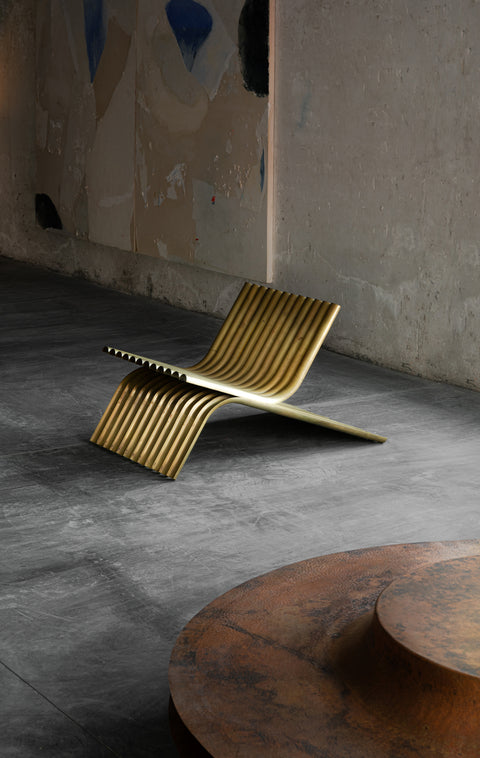 OBJ-02 Brass Chair