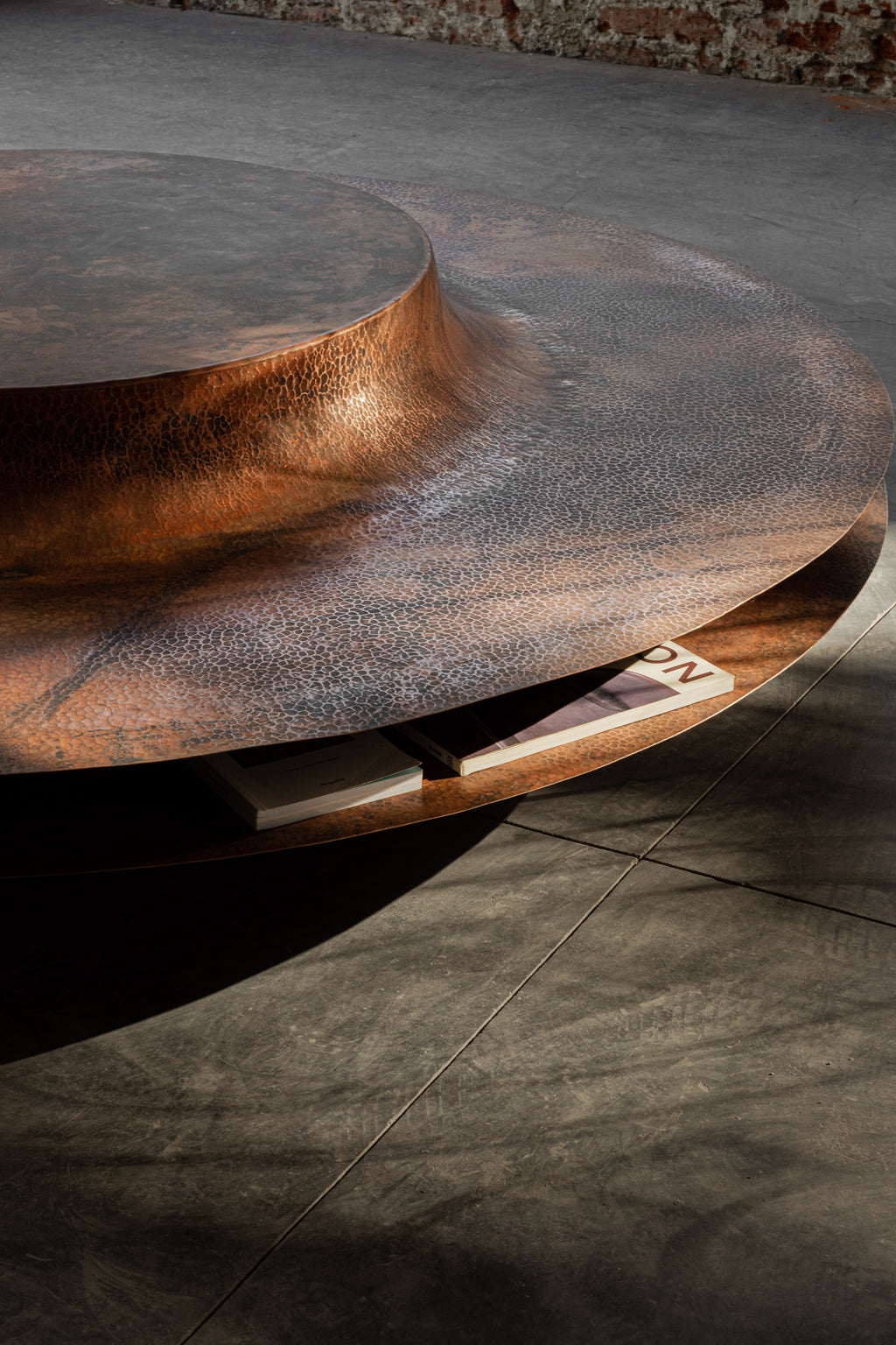 OBJ-06 Big Copper Coffee Table – Objects With Narratives