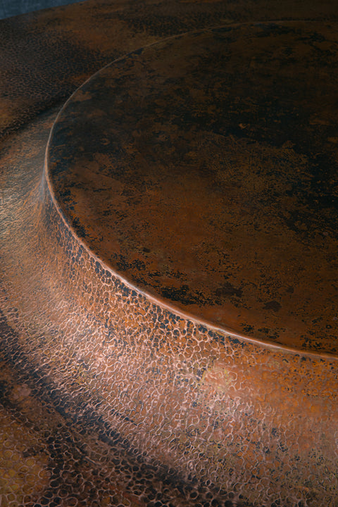 OBJ-06 Big Satin Copper Coffee Table