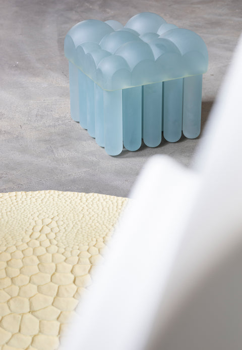 Cosmic Flower Table, Form der Farbe Rug