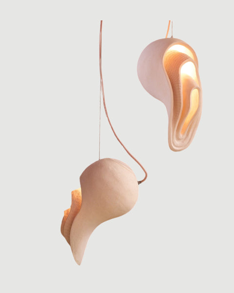 Loop Pendants (White stoneware)