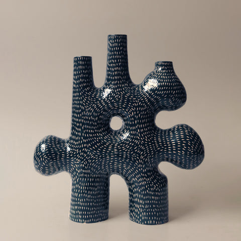 Forest Candelabra 03 Midnight blue