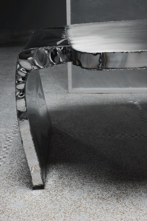 Crushed Table Sanded, Mirrored