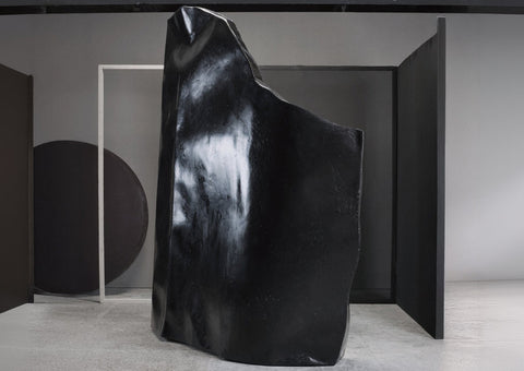 Crushed Room Divider Belge Noir