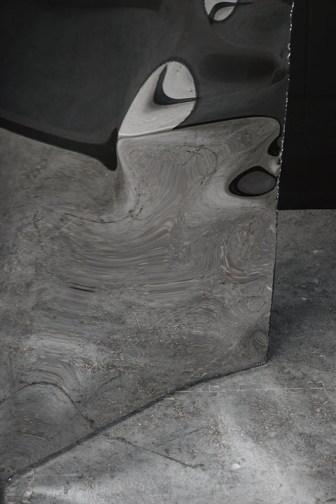 Crushed Room Divider Belge Noir