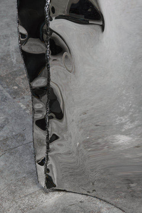 Crushed Room Divider Belge Noir