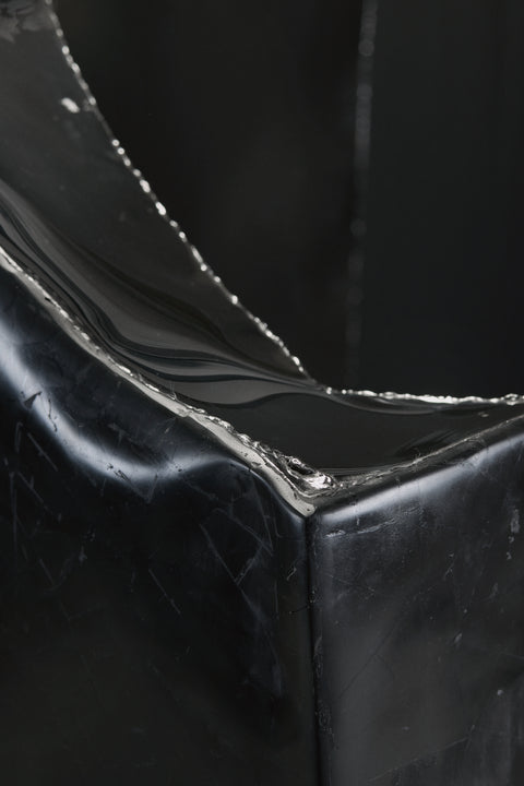 Crushed Room Divider Belge Noir