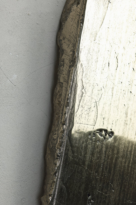 White Bronze Cast Marble Small I