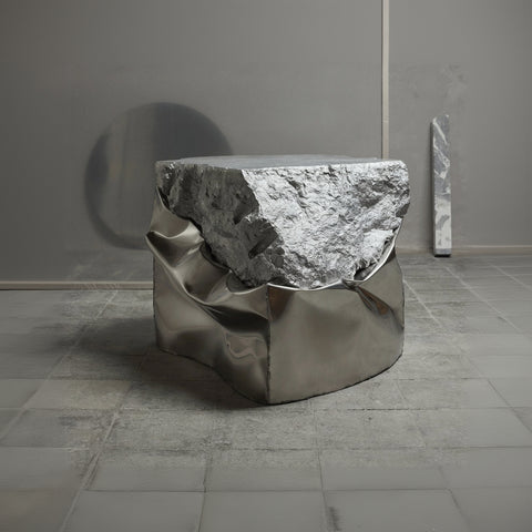 Alu Cast Marble Console