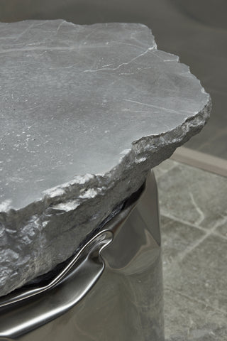 Alu Cast Marble Console