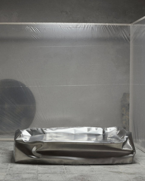 Crushed Coffee Table Stainless Steel