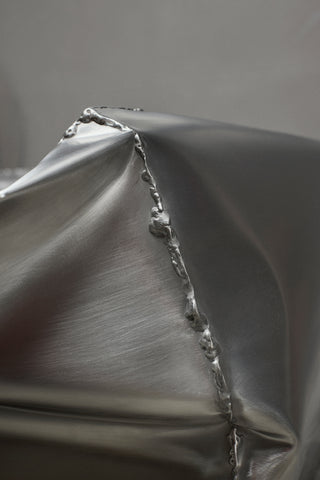 Crushed Coffee Table Stainless Steel