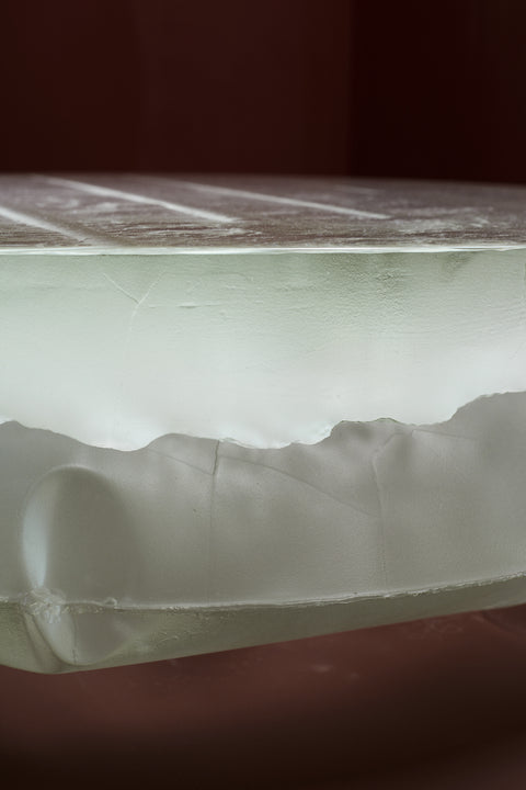 In Hale Cast Glass Coffee Table