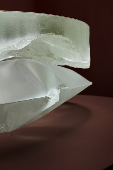 In Hale Cast Glass Coffee Table