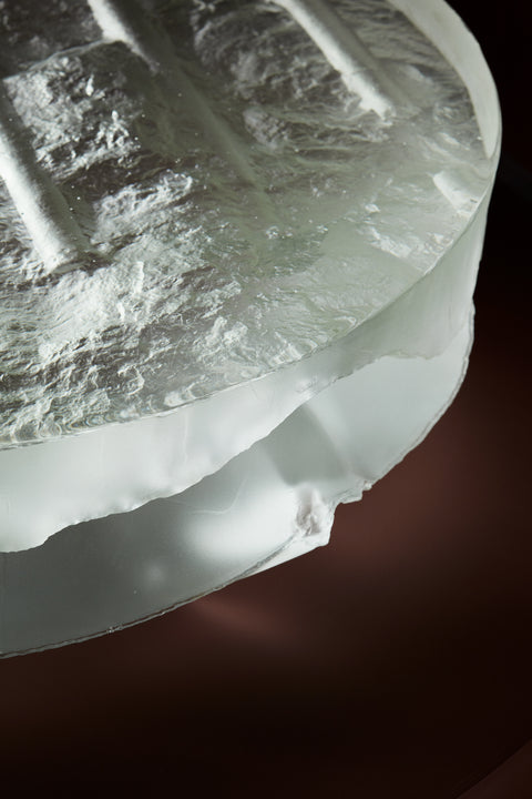 In Hale Cast Glass Coffee Table