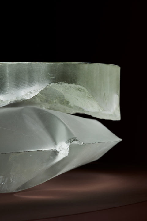 In Hale Cast Glass Coffee Table