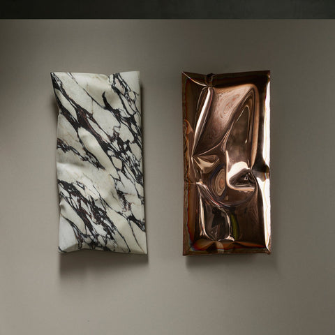 In and Ex Hale Wallpiece - Breccia Viola, Copper