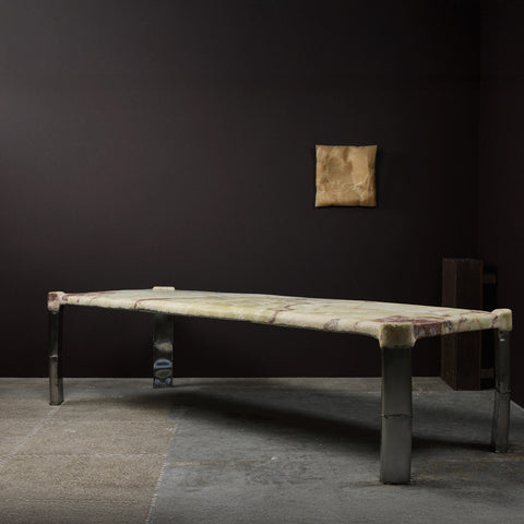 Crushed Green Onyx Dining Table