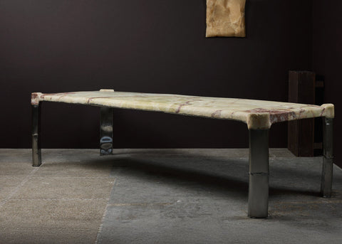 Crushed Green Onyx Dining Table