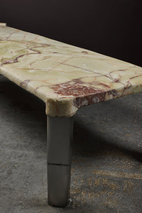 Crushed Green Onyx Dining Table
