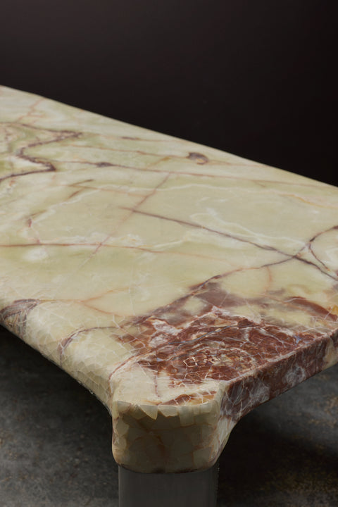 Crushed Green Onyx Dining Table