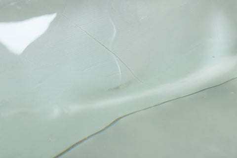 Crushed Cast Glass Coffee Table