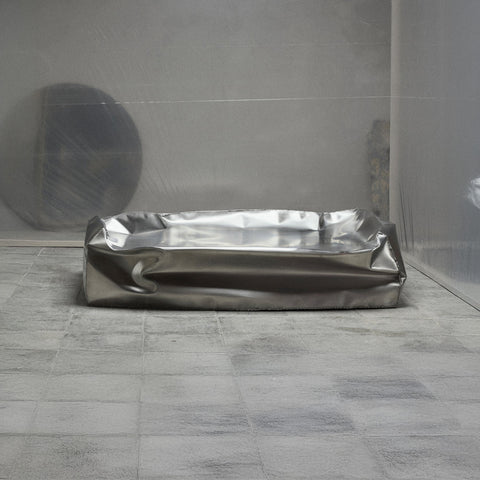 Crushed Coffee Table Stainless Steel