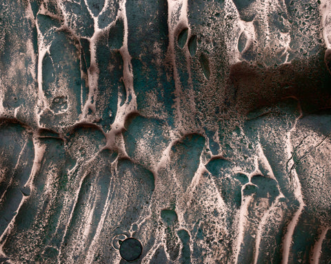 Large Copper & Steel Chair