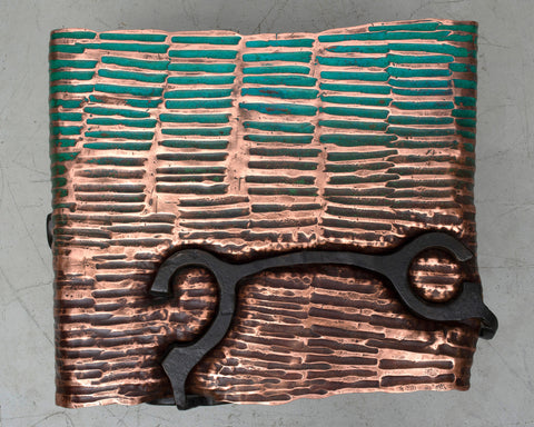 Copper and Steel Coffee Table