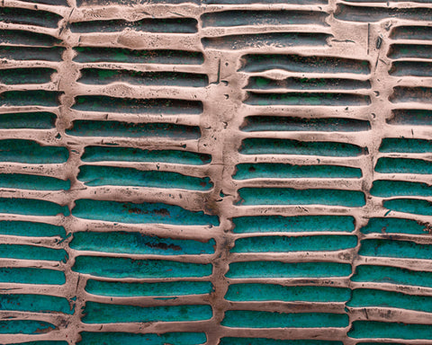 Copper and Steel Coffee Table
