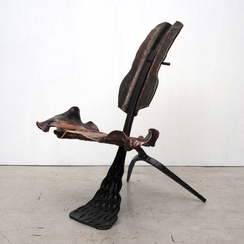 Copper & Steel Chair