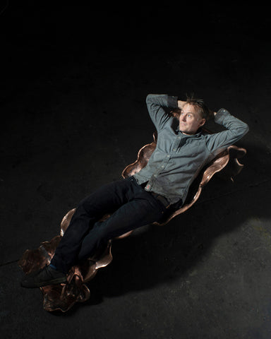 Solid Copper Chaise