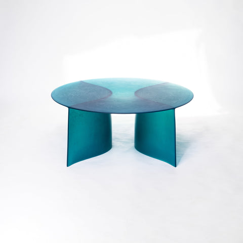 New Wave Round Coffee Table Blue