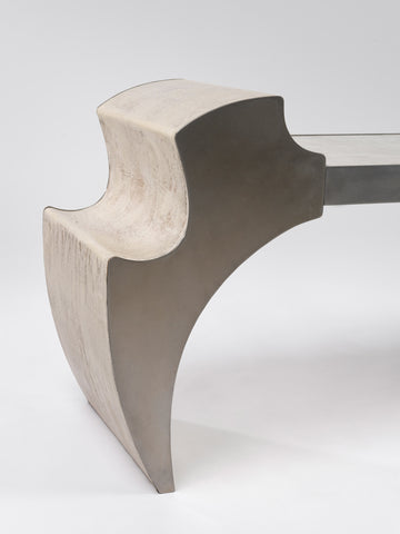 Fragment Bench Patine Bone White