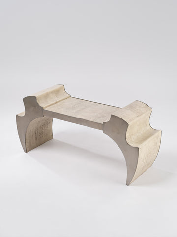 Fragment Bench Patine Bone White