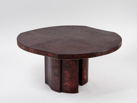 Fragment Dining Table Burgundy