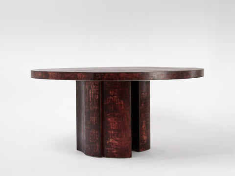 Fragment Dining Table Burgundy