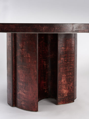 Fragment Dining Table Burgundy