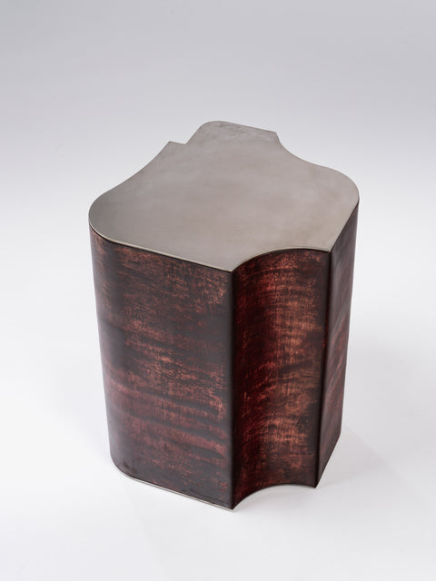 Fragment Side Table - Large Burgundy