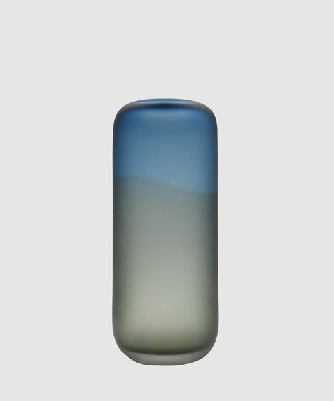 Steel Blue Warm Grey Gradienti Vase (L)