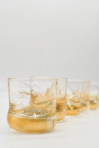 24K Whiskey Tumbler set of 6