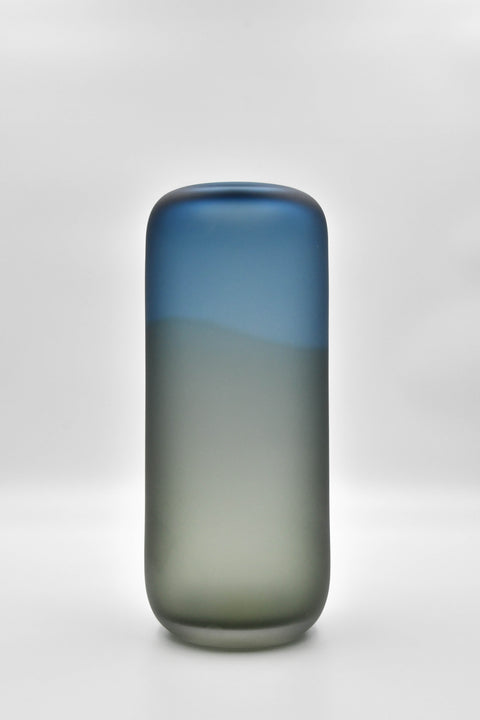 Steel Blue Warm Grey Gradienti Vase (L)