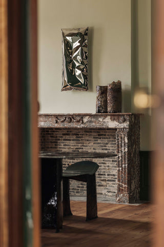 In Hale Wallpiece Stainless Steel Small