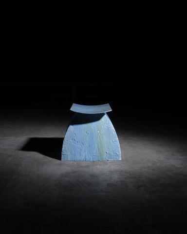 Porcelain Dawn Stool